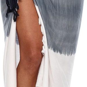 Sarong Wraps For Women Beach Cover Up Skirt Swimsuit Wrap Pareo Coverups Ombre Tie Dye