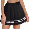 Womens Pleated Skirt  Mini Skirt Pleated Cheer Skirt
