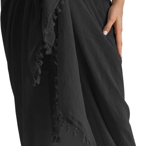 Sarong Cover Up Women Beach Cover Up Bikini Bathing Suit Swimsuit Swimwear Coverup Sarong Pareo Wraps for Women