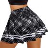 Womens Pleated Skirt  Mini Skirt Pleated Cheer Skirt